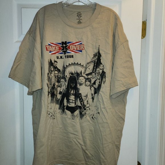 WWE Other - new WWE NXT Takeover UK Tour 2015 T-Shirt 2XL